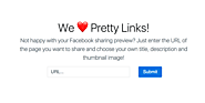 Pretty Links – Custom Link Posts for Facebook