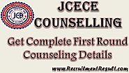 JCECE Counselling 2017-18| Complete First Round Seat Allotment Status