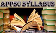 Download APPSC Syllabus 2017–18| Latest Group Wise Schedule PDF Notification