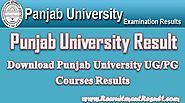 Download Punjab University Result 2017–18 Online UG/PG Exam Performance Report