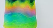 Make It: Neon Tie-Dyed Lampshade