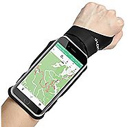 LENTION iPhone 7 Plus/6s Plus/6 Plus Touch Screen Forearm Band, Wristband, Running Armband with Key ID Cash Holder fo...
