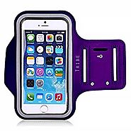 Tribe Water Resistant Sports Armband with Key Holder for iPhone 6, 6S (4.7-Inch), Galaxy S3/S4, iPhone 5/5C/5S, Bundl...