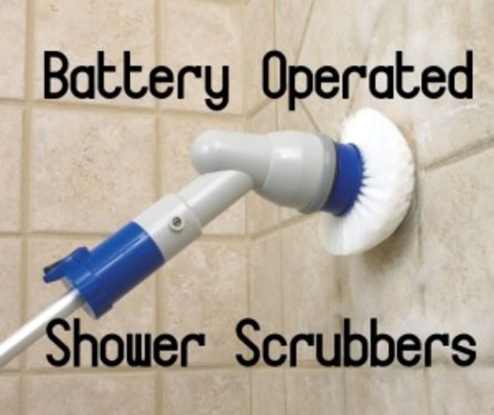 Bathroom Tub and Shower Scrubbers Battery Operated Rechargeable A