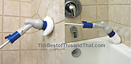Best Long Handle Bathroom Tub and Shower Scrubber - Grout Cleaner