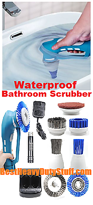 Best Waterproof Battery Operated Bathroom and Shower Scrubber - Best Heavy Duty Stuff