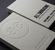 Luxurious Cotton Business Cards