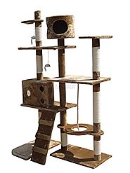 FoxHunter Deluxe Multi Level Cat Tree Activity Centre