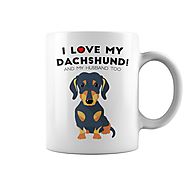 I Love My Dachshund Mug