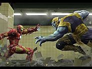 Avengers vs Thanos - Infinity War - Infinity Gauntlet