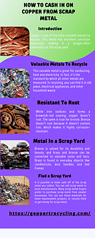 How to Cash in from Copper Metal - Scrap Yard