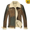 Sheepskin Flight Jacket for Men CW878313