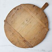 Vintage Round German Bread Board