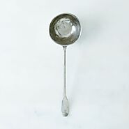 Antique-Molded Pewter Ladle 