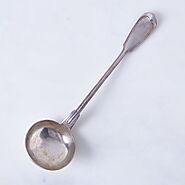 Vintage French Silverplated Ladle