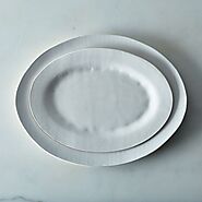 Handmade Oval Serving Platter