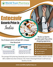 Entecavir Generic Price in India