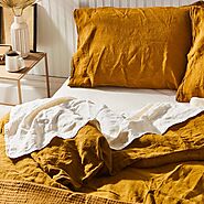 Hawkins New York Simple Linen Bedding Set