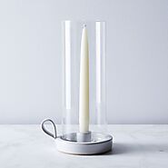 Ceramic Silo Candleholder & Taper Candles