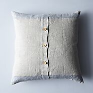 Agrarian Striped Linen Pillow