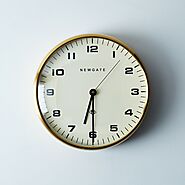 Chrysler Brass Wall Clock