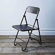 Reclaimed Iron Feldman Folding Chair