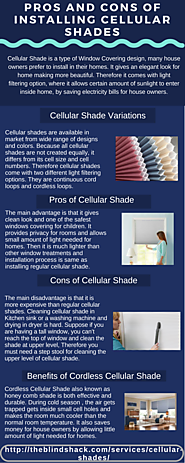 Pros and Cons of Installing Cellular Shades