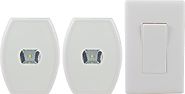 GE Wireless Remote Control LED Puck Lights, White, 2-Pack, 17529
