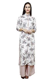 Castle Multi Colour Printed Modal Kurta & Palazzo Set