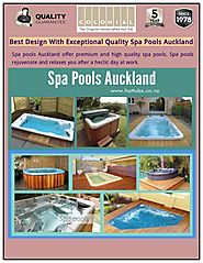 Best Design With Exceptional Quality Spa Pools Auckland
