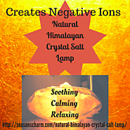 Natural Himalayan Crystal Salt Lamp • Seasons Charm