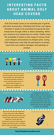 Interesting Facts about Animal Golf Head Covers