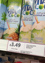 Tesco rewrite the rules on the acceptable abbreviation of coconut water