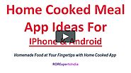An App for Home Cooking Meals Food from Locally