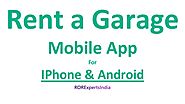 Rent a Garage Mobile App for IPhone and Android