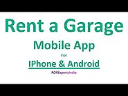 Rent a Garage Mobile Application for IPhone and Android