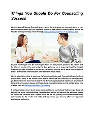 Things You Should Do For Counselling Success