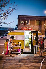 Whimsical Vintage Camper Photo Booth