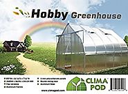 9x12 4-MM Twin-wall Polycarbonate Greenhouse, ClimaPod Hobby Complete kit