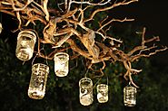 Capture The Light With A DIY Outdoor Mason Jar Chandelier
