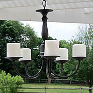 How to Make an Outdoor Candle Chandelier | InMyOwnStyle