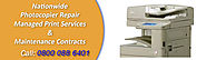 Professional Photocopier Maintenance Contracts, Repair & Service London