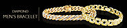 50+ Latest Collections of Diamond Gold Bracelet Jewellery for Men in India