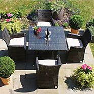 4 Seat Rattan Dining Sets