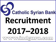 Catholic Syrian Bank Recruitment
