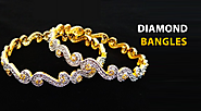 Diamond Gold Bangles for Indian Bridal, Wedding & Engagements – Select Latest Designs