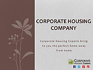 Feel Like Home With The Finest Corporate Housing Company