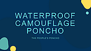 Buy Waterproof Camouflage Poncho Online