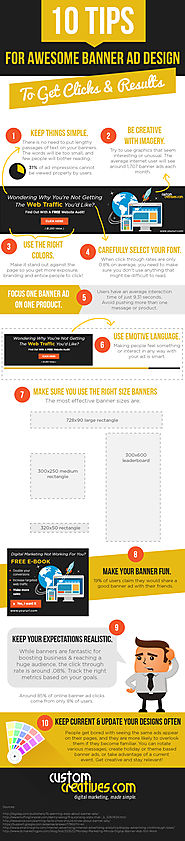 INFOGRAPHIC: 10 Tips for Awesome Banner Ad Design