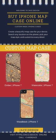 Buy Iphone Map Case Online from Jace.design